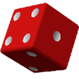 A bored button icon