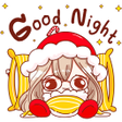 أيقونة البرنامج: Good night Stickers For W…