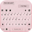 Pink SMS Keyboard Background