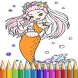 程序图标：Mermaid Coloring Book for…