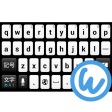 Black&White keyboard image