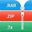 程序图标：Zip Rar Extractor - ZIP U…