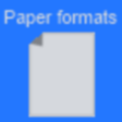 أيقونة البرنامج: Paper formats