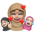 Ikon program: Hijab Stickers