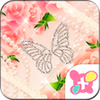 أيقونة البرنامج: Rose Wallpaper Peach Prin…