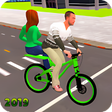 Ikona programu: BMX Bicycle Taxi Driving:…