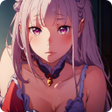 Programın simgesi: Emilia AI Girlfriend Anim…