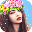 程序图标：Flower Selfie Cam - pics,…