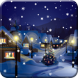 Ícone do programa: Snow Night City live wall…