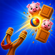 Ikona programu: Angry Slingshot - Hit Sma…