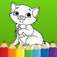 أيقونة البرنامج: Colouring book: Draw Anim…