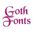 Icon of program: Goth Fonts for FlipFont