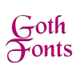 Goth Fonts for FlipFont