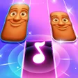 Programın simgesi: PopCat Tiles: Piano  Musi…