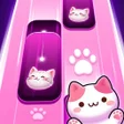 ไอคอนของโปรแกรม: PopCat Tiles: Piano  Musi…