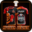 ไอคอนของโปรแกรม: Sports Jersey Maker  Desi…