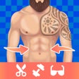 プログラムのアイコン：Retouch Men: Abs  Body Ed…