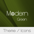 プログラムのアイコン：Modern Green Theme  + Ico…