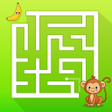أيقونة البرنامج: Monkey Maze Puzzle