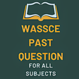 程序图标：WASSCE ELECTIVECORE SUBEC…