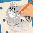 أيقونة البرنامج: How To Draw Cats  Kittens