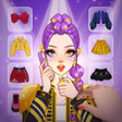Programın simgesi: Doll diary: dress up doll…