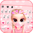 Ikona programu: Bubble Gum Doll Keyboard …