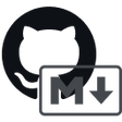 Ikon program: GitHub Markdown Exporter