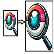 Icoon van programma: Instagram Photo Zoom