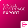 ไอคอนของโปรแกรม: Export Single Post Page