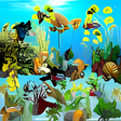プログラムのアイコン：Guppies Deluxe Aquarium