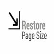 Icon of program: Restore Page Size