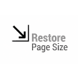 Restore Page Size