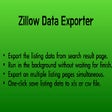 Zillow Data Exporter