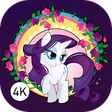 Ikona programu: Cute pony wallpaper 4K