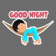 Иконка программы: Good Night Sticker For Wh…