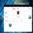 Ícone do programa: Calendário de 2012 Mensal