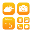 Ikona programu: Wow Orange White Theme