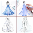 fashion sketch design icon