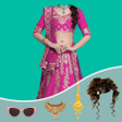 プログラムのアイコン：Lehenga Choli Photo Edito…