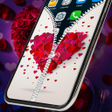 Ícone do programa: Rose Heart Lock Screen Zi…