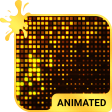 Gold Mosaic Animated Keyboard