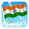 プログラムのアイコン：India Flag Wave HD Live W…