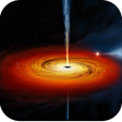 أيقونة البرنامج: Black Hole Wallpaper HD