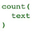 Ikona programu: count(text)