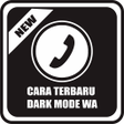Ícone do programa: Cara Dark Mode WA