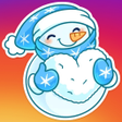 Icon of program: Cold Stickers WASticker