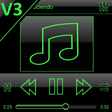 程序图标：SKIN PLAYERPRO V3 DARK GR…