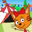 Kid-E-Cats Circus Games! Three Cats for Children