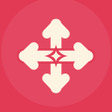 Icoon van programma: Crosswise Arrows: Tap Puz…
